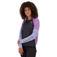 Mons Royale Women's Tarn Merino Bike Wind Jersey - XS - Skyline / Bloom / Black