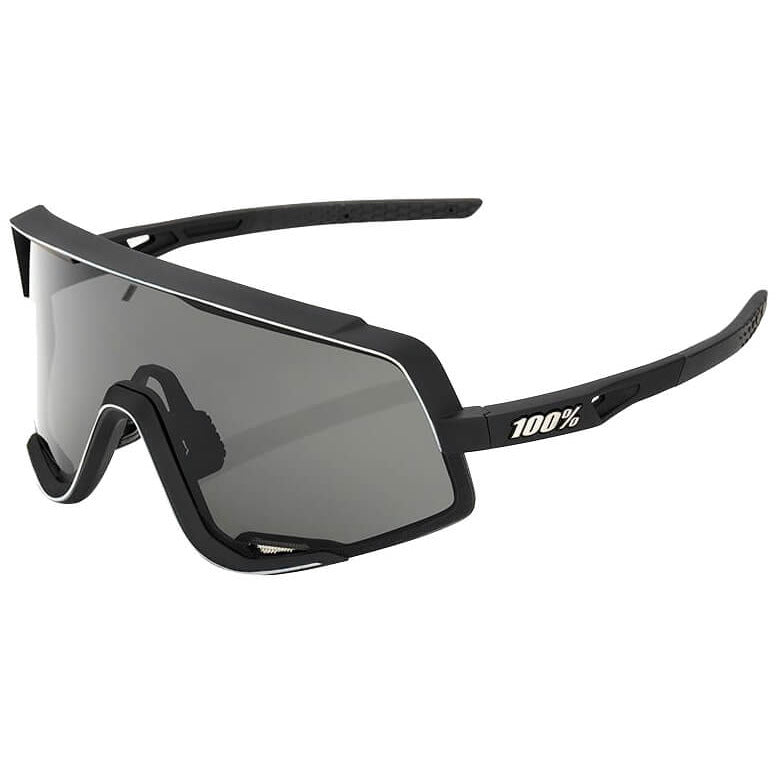 100 Percent Glendale Sunglasses - One Size Fits Most - Soft Tact Black Smoke Lens