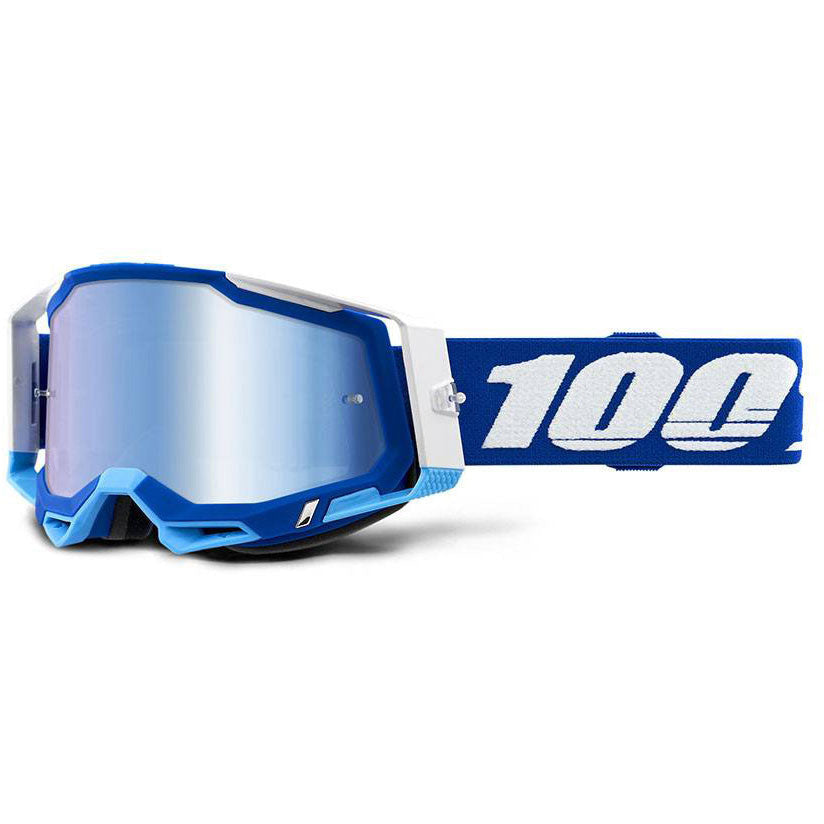 100 Percent Racecraft 2 Goggles - One Size Fits Most -  Blue - Blue Mirror Lens - 2021