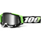 100 Percent Racecraft 2 Goggles - One Size Fits Most -  Kalkuta - Silver Mirror Lens