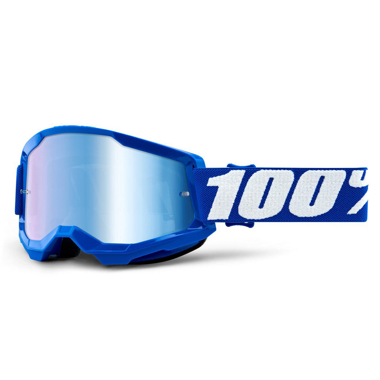 100 Percent Strata 2 Goggles - One Size Fits Most -  Blue - Blue Mirror Lens