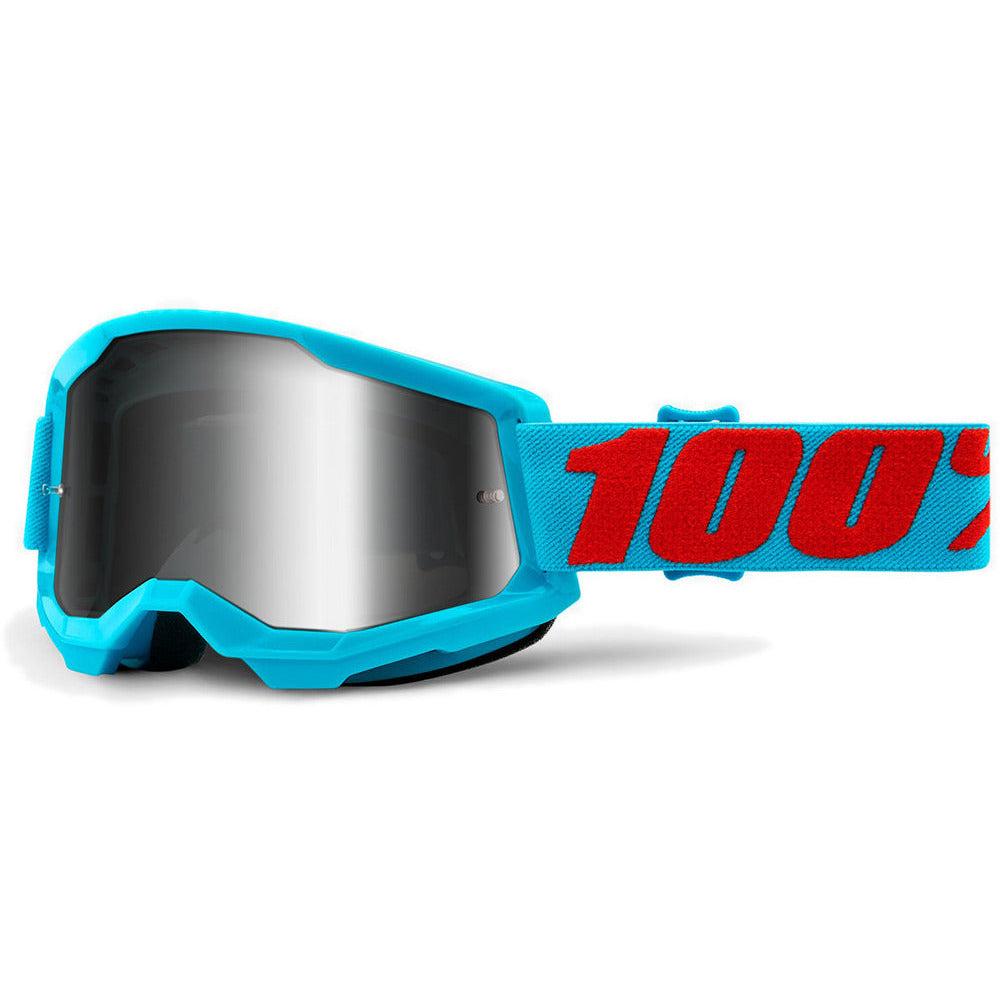 100 Percent Strata 2 Goggles - One Size Fits Most - Summit - Silver Mirror Lens