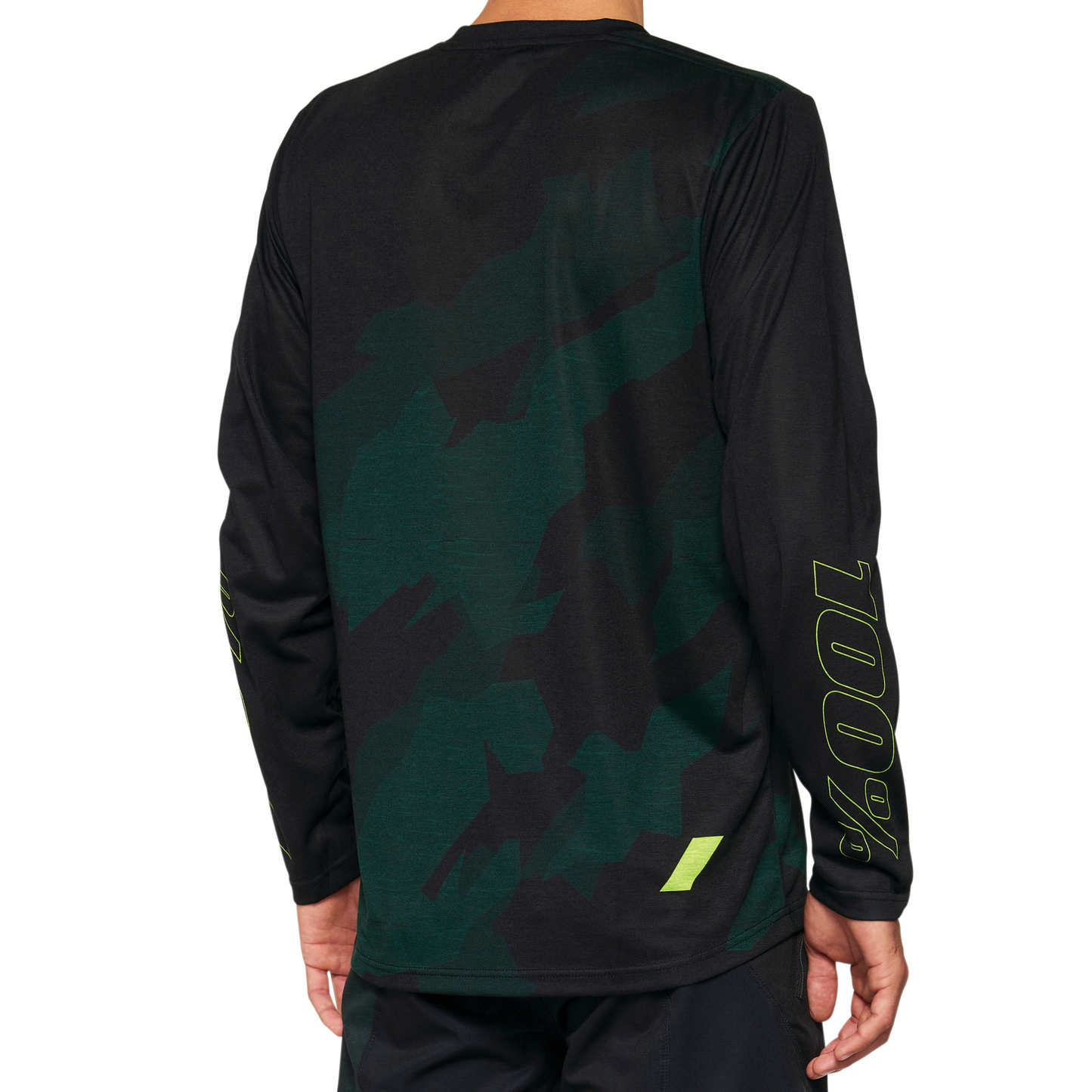 100 Percent Airmatic Limited Edition Long Sleeve Jersey - L - Black Camo - Image 2