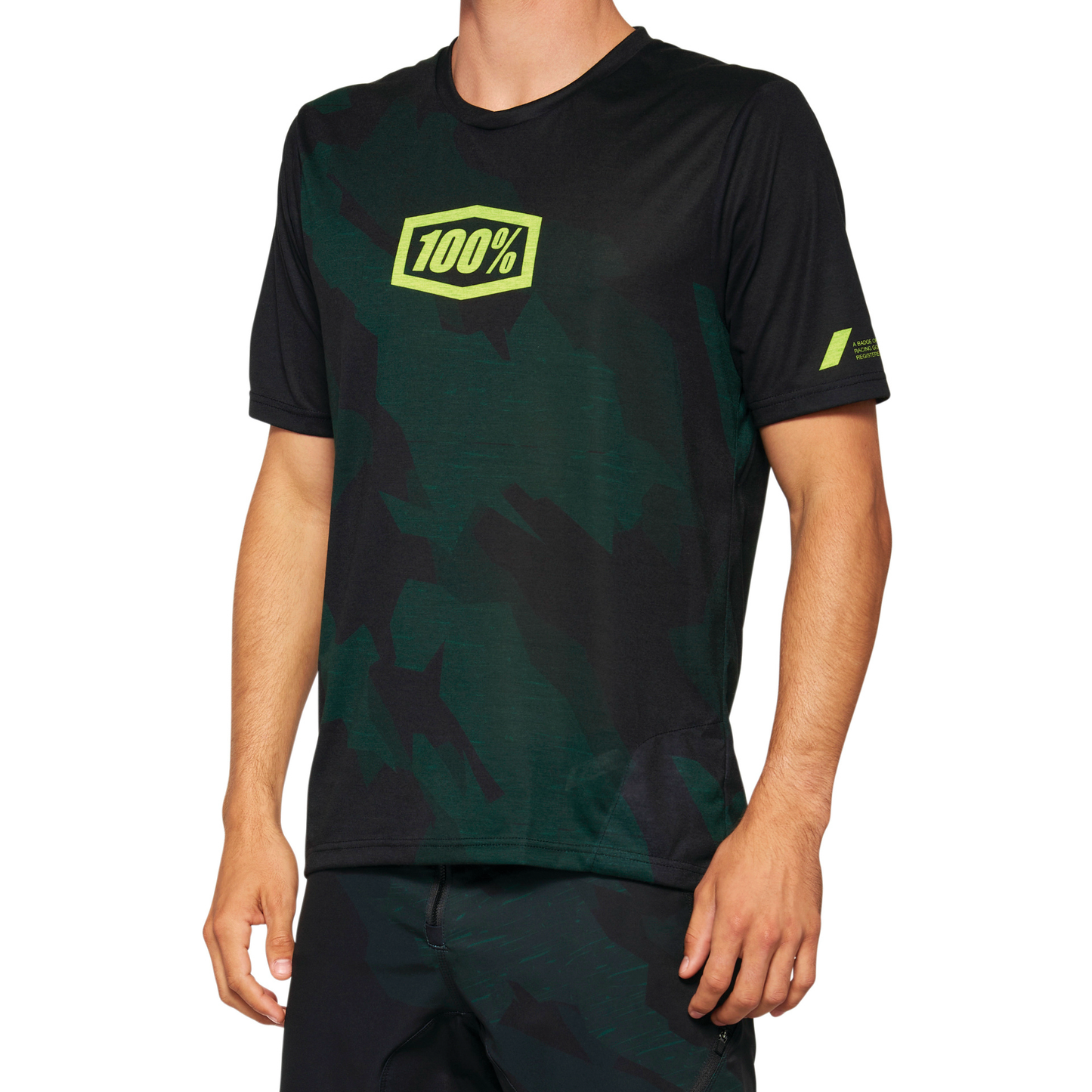 100 Percent Airmatic Limited Edition Short Sleeve Jersey - XL - Black Camo - Image 1