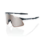 100 Percent Hypercraft Sunglasses - One Size Fits Most - Gloss Black - HiPER Silver Mirror Lens - Image 1