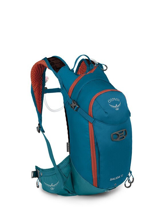 Osprey Salida 12 Women's Backpack with Reservoir - Blue - 12L Pack - 2.5L Bladder