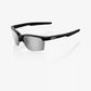 100 Percent Sportcoupe Sunglasses - One Size Fits Most - Matte Black - HiPER Silver Mirror Lens