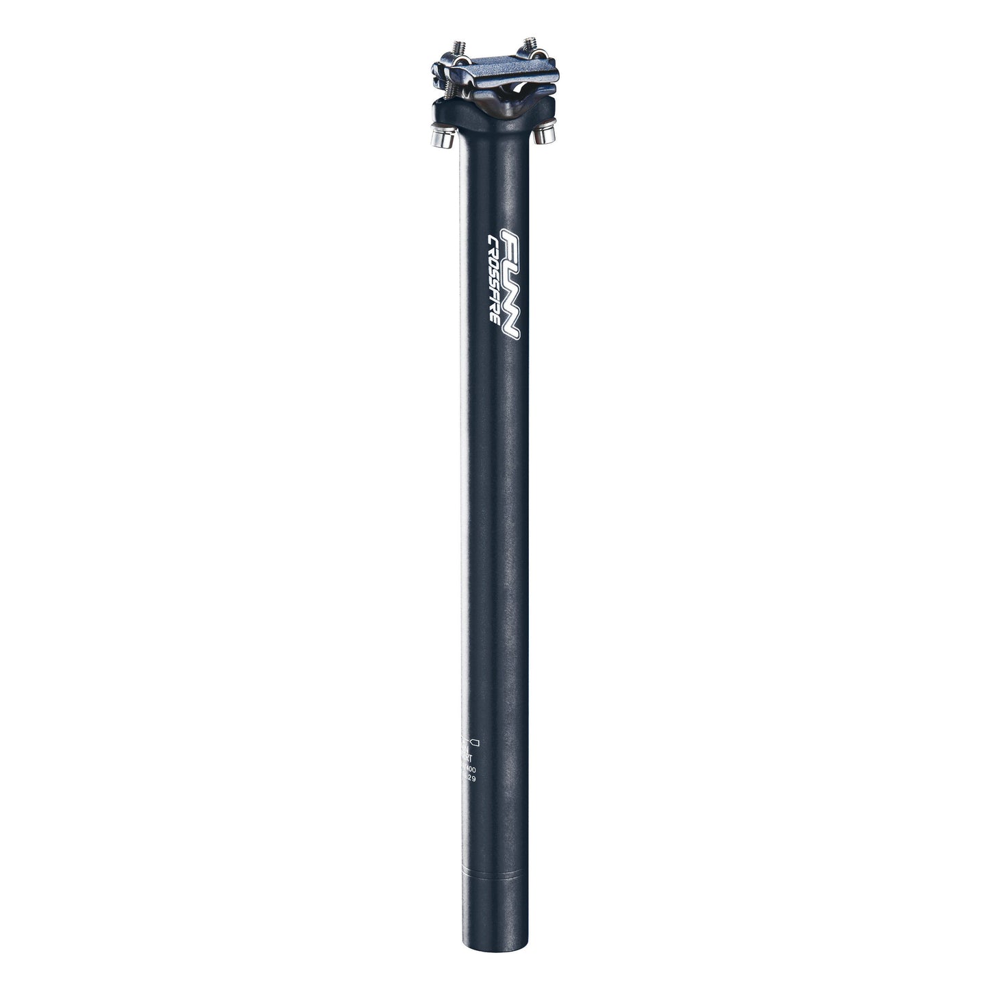 FUNN Crossfire Seat Post - 27.2mm - Black - 350mm Length