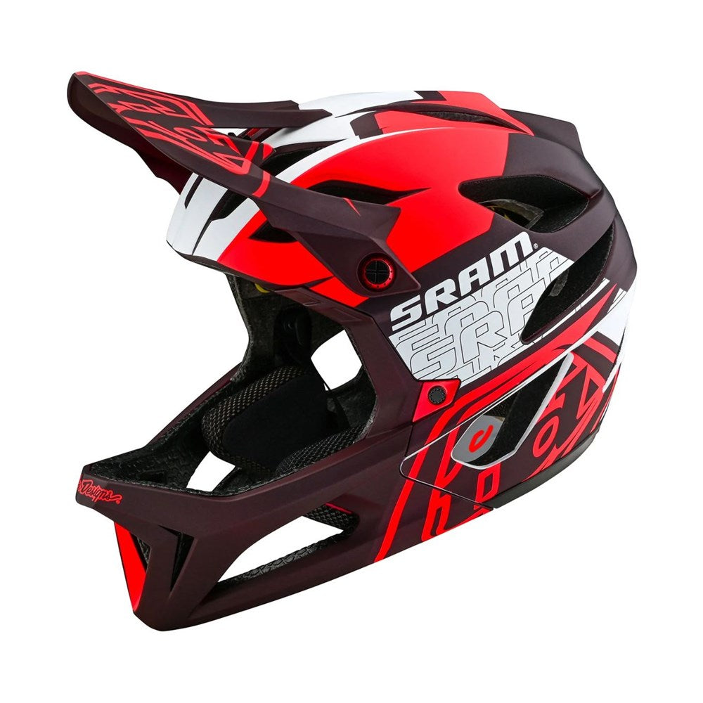 TLD Stage MIPS Helmet - XS-S - SRAM Vector Red