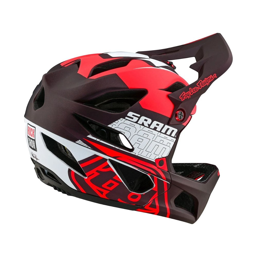 TLD Stage MIPS Helmet - XS-S - SRAM Vector Red