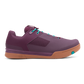 Crank Brothers Mallet Lace Clipless Shoes - US 9.5 - Purple - Teal Blue