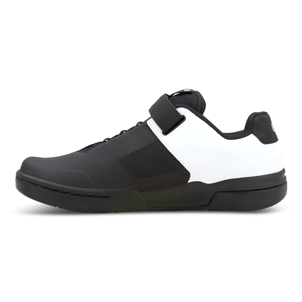 Crank Brothers Stamp Speedlace Flat Shoes - US 8.0 - Black - White