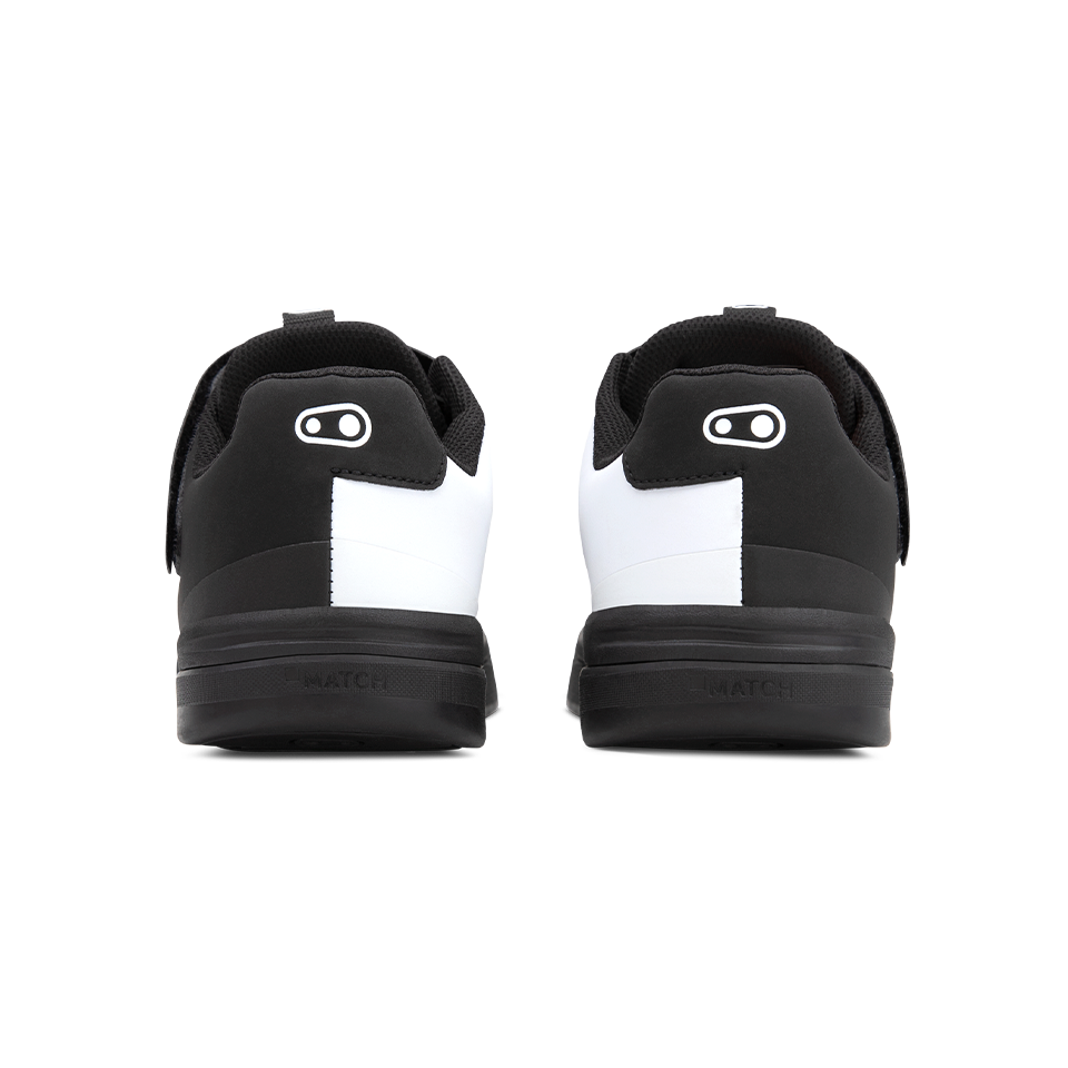 Crank Brothers Stamp Speedlace Flat Shoes - US 10 - Black - White