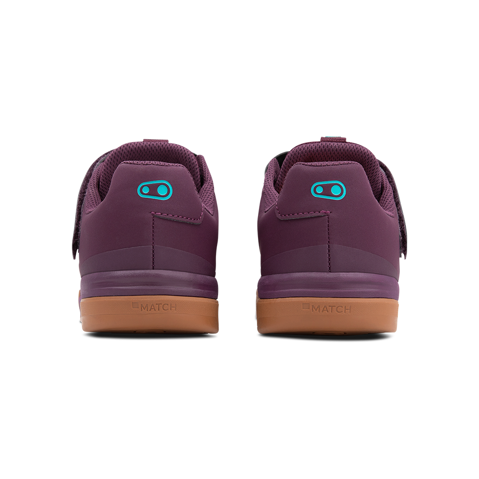 Crank Brothers Stamp Speedlace Flat Shoes - US 10.0 - Purple - Gum