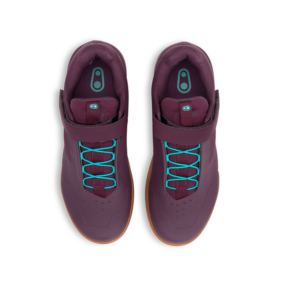 Crank Brothers Stamp Speedlace Flat Shoes - US 10.0 - Purple - Gum