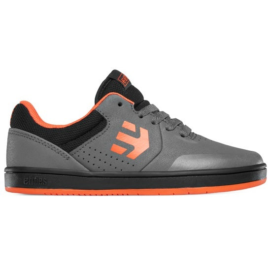 Etnies Marana Kids Flat Shoes - US 2.0 - Grey - Black - Orange