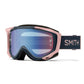 Smith Fuel V.2 Goggles - One Size Fits Most -  French Navy Rock Salt - Blue Sensor Lens