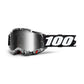 100 Percent Accuri 2 Goggles - One Size Fits Most - Cobra - Silver Mirror Lens