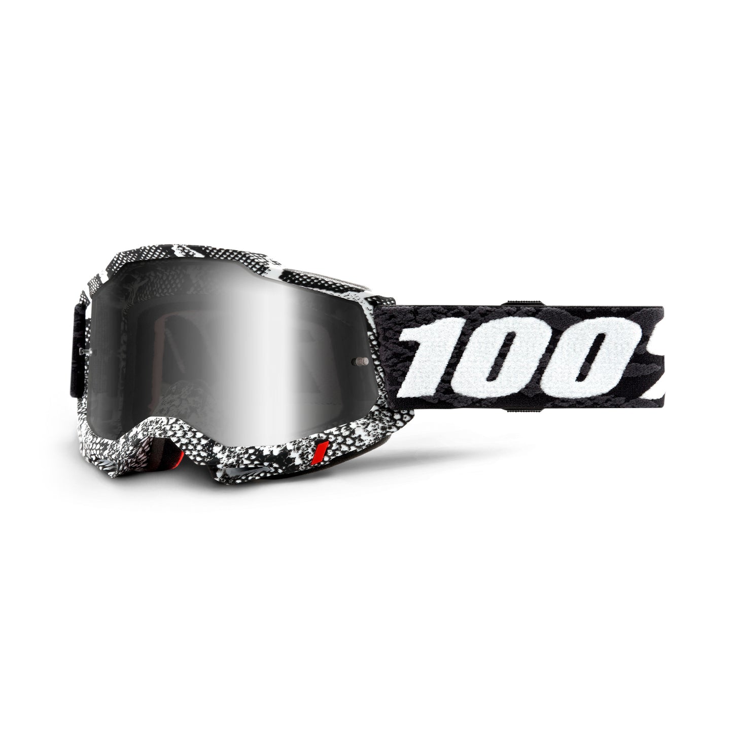 100 Percent Accuri 2 Goggles - One Size Fits Most -  Cobra - Silver Mirror Lens