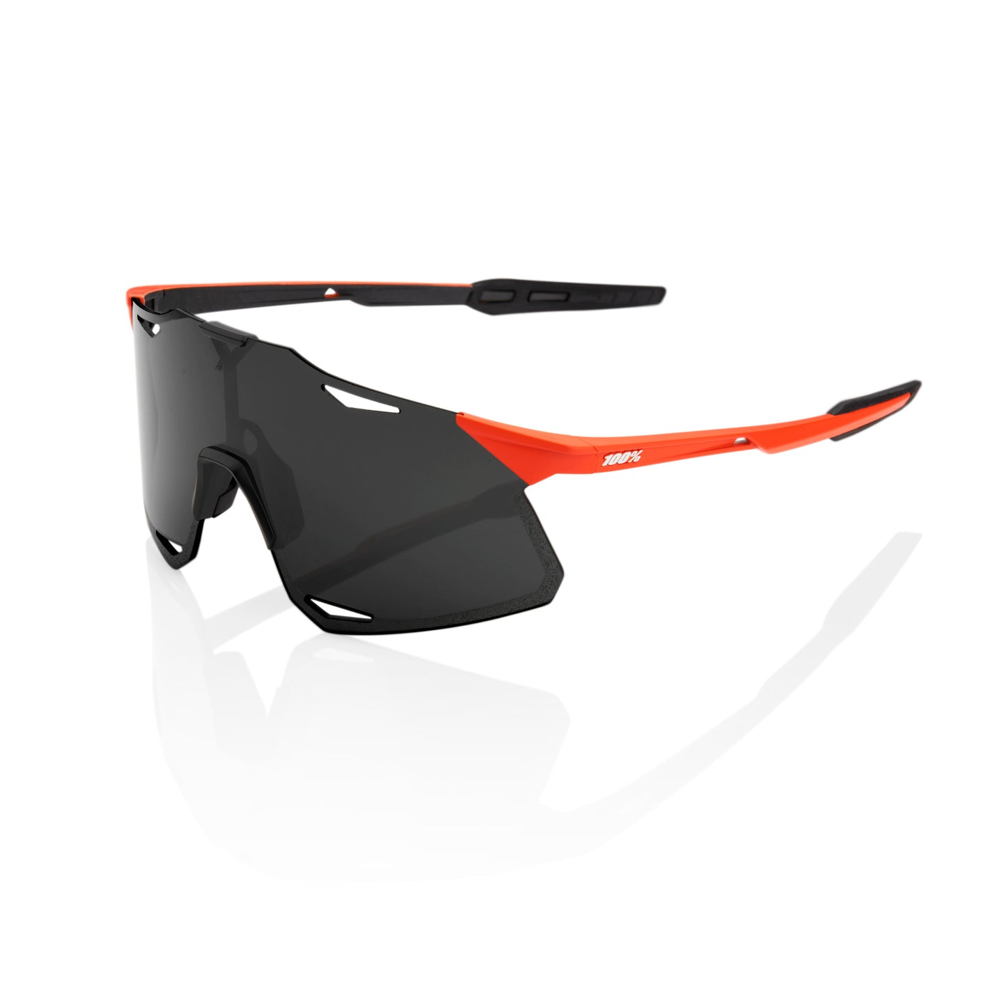 100 Percent Hypercraft Sunglasses - One Size Fits Most - Matte Oxyfire - Smoke Lens