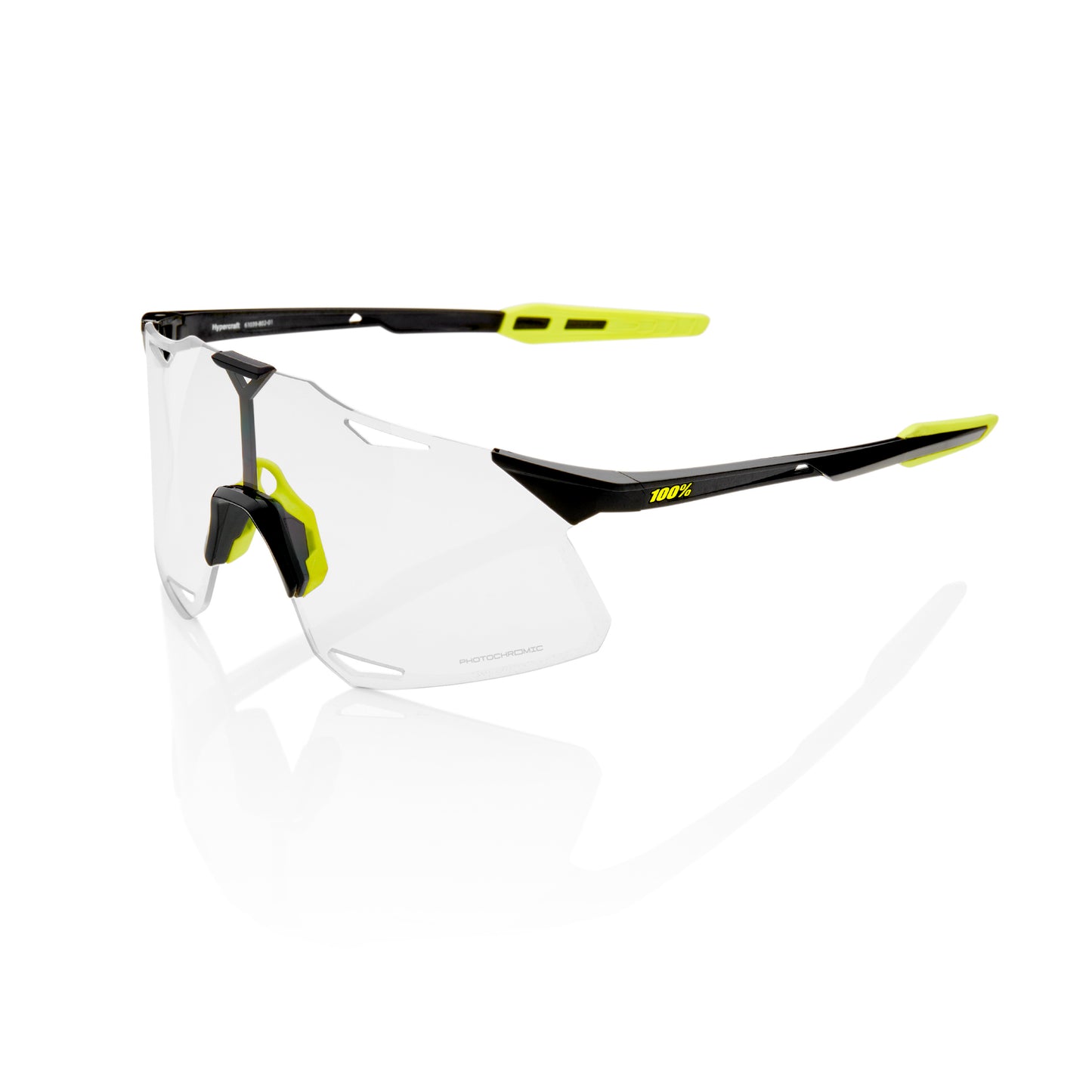 100 Percent Hypercraft Sunglasses - One Size Fits Most - Gloss Black Photochromic Lens