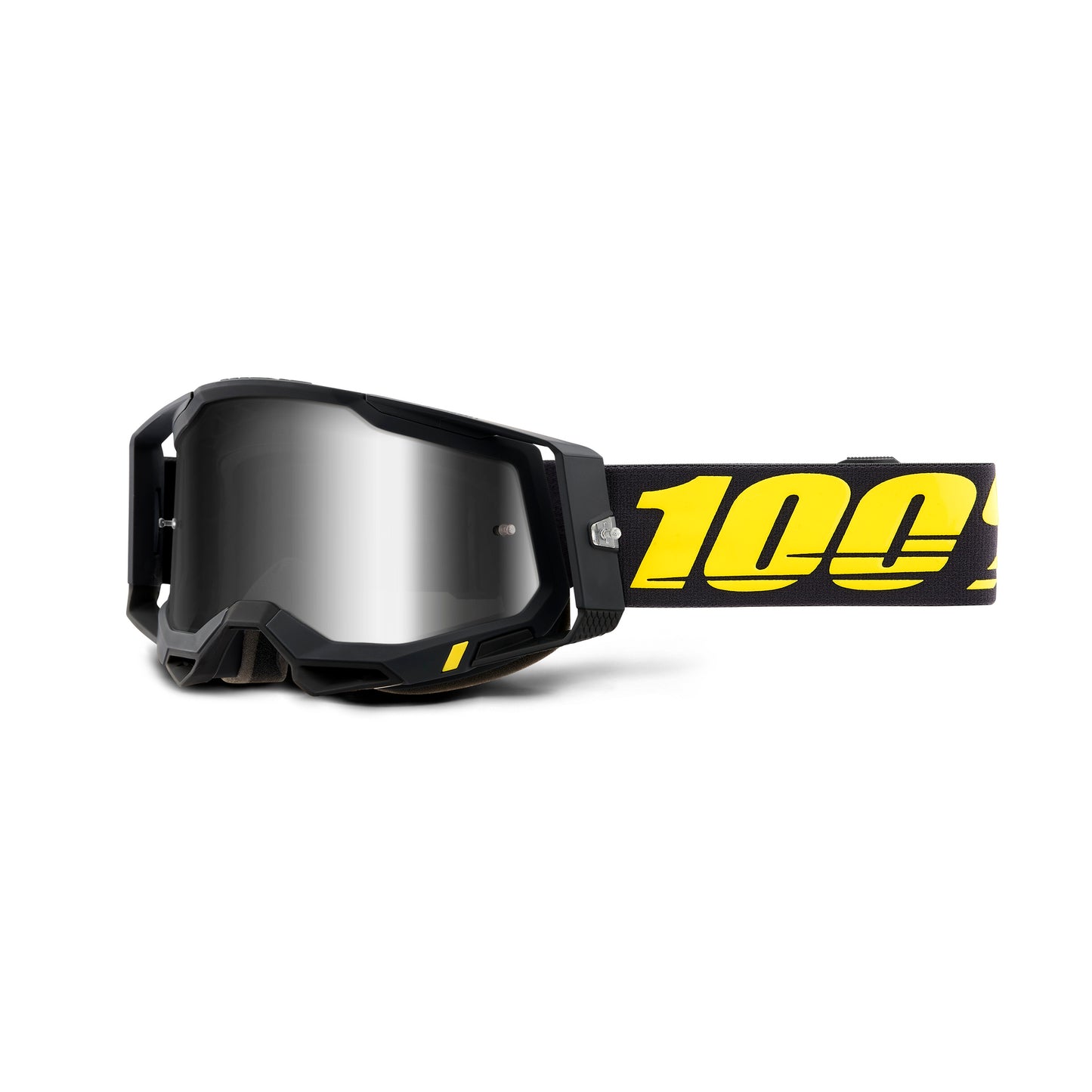 100 Percent Racecraft 2 Goggles - One Size Fits Most - Arbis - Silver Mirror Lens