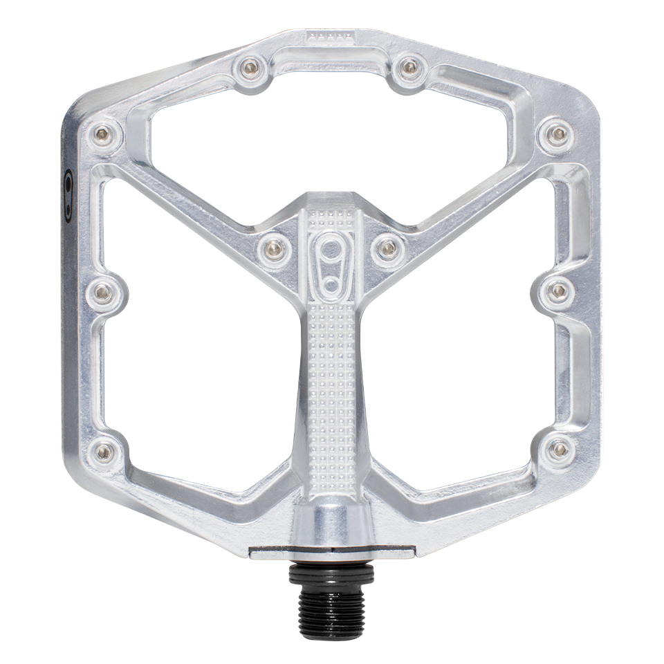 Crank Brothers Stamp 7 Alloy Pedals - L - High Polished Silver