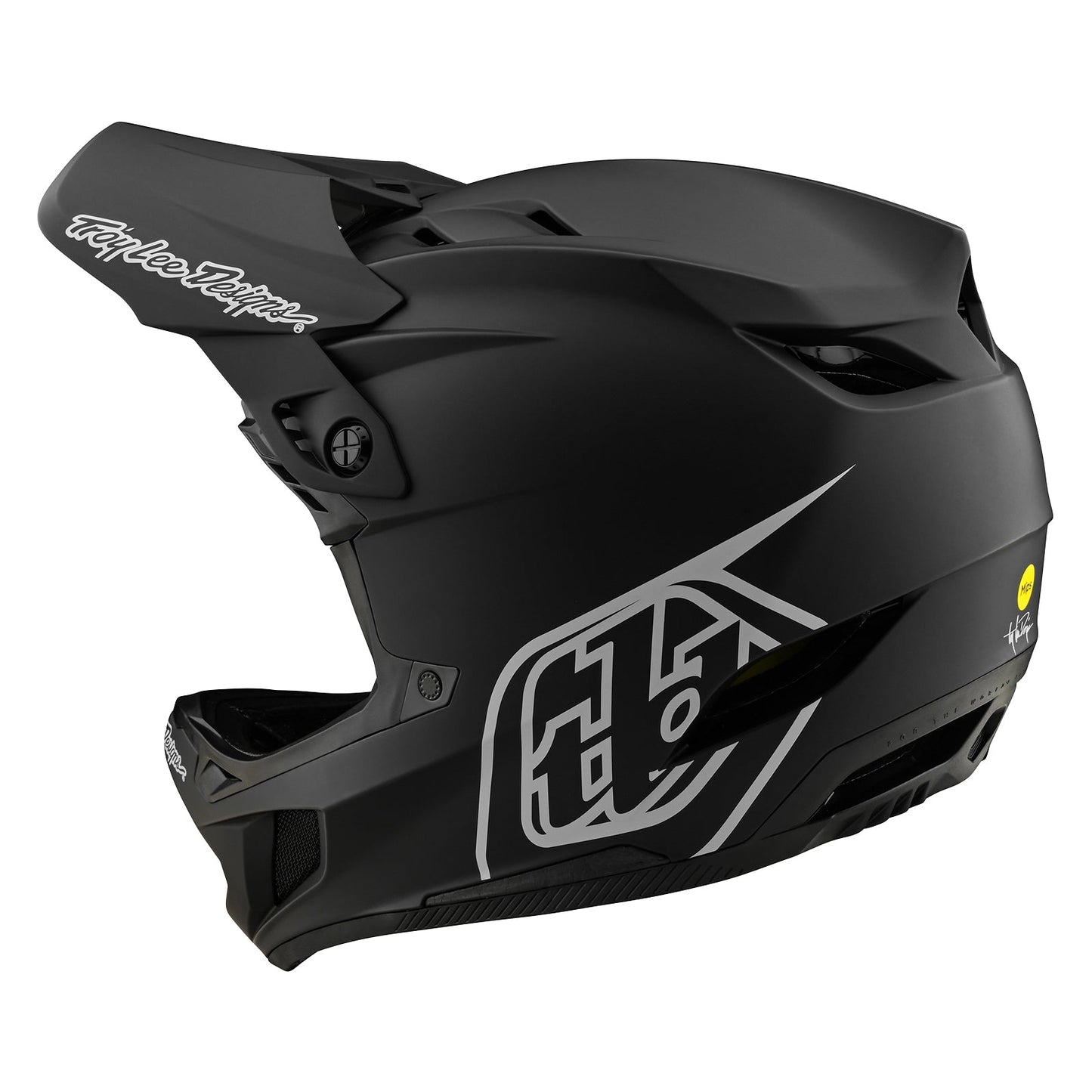 TLD D4 Polyacrylite MIPS Helmet - XL-2XL - Stealth Black
