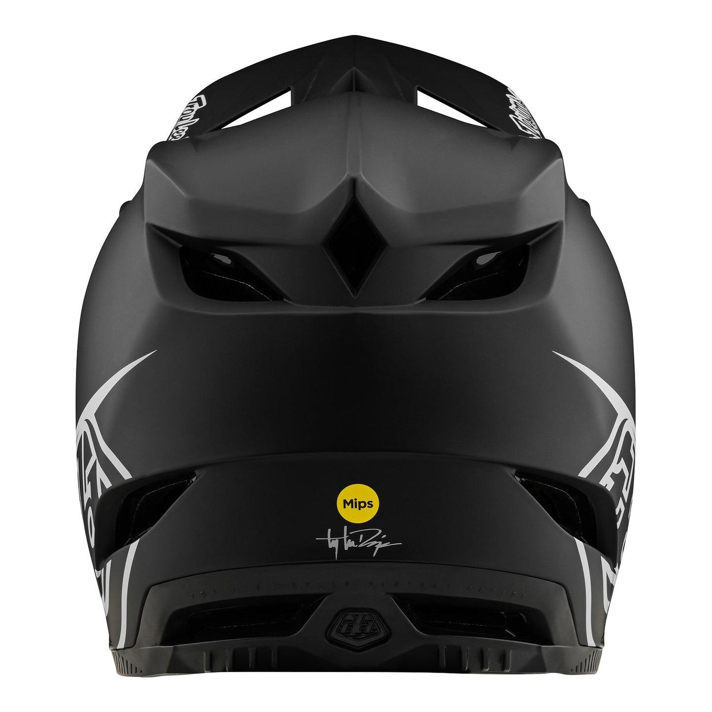 TLD D4 Polyacrylite MIPS Helmet - XL-2XL - Stealth Black