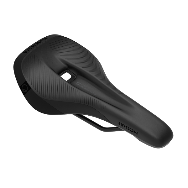 Ergon SM E-Mountain Pro Men's MTB Saddle - Black - Cro-Mo Alloy - S-M