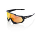 100 Percent Speedtrap Sunglasses - One Size Fits Most - Soft Tact Black Hiper Red Multilayer Lens