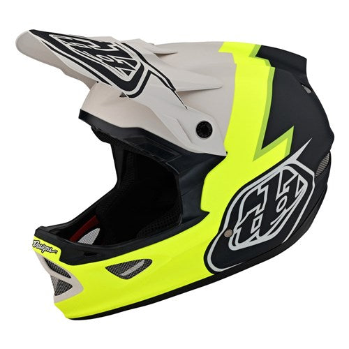 TLD D3 Fiberlite Helmet - L - Volt Flo Yellow