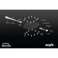 Renthal Revo-F Aluminium Flat Pedal - Standard - Black
