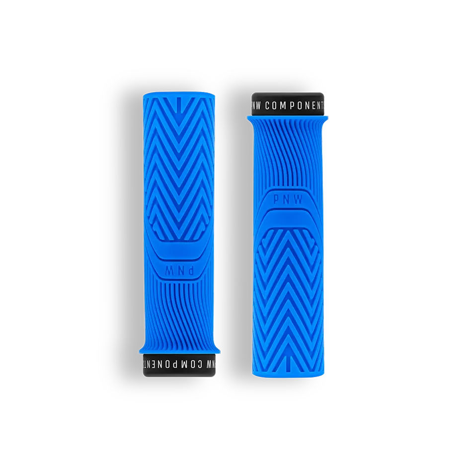 PNW Components Loam Grip - Pacific Blue - Single Lock On Grips - XL