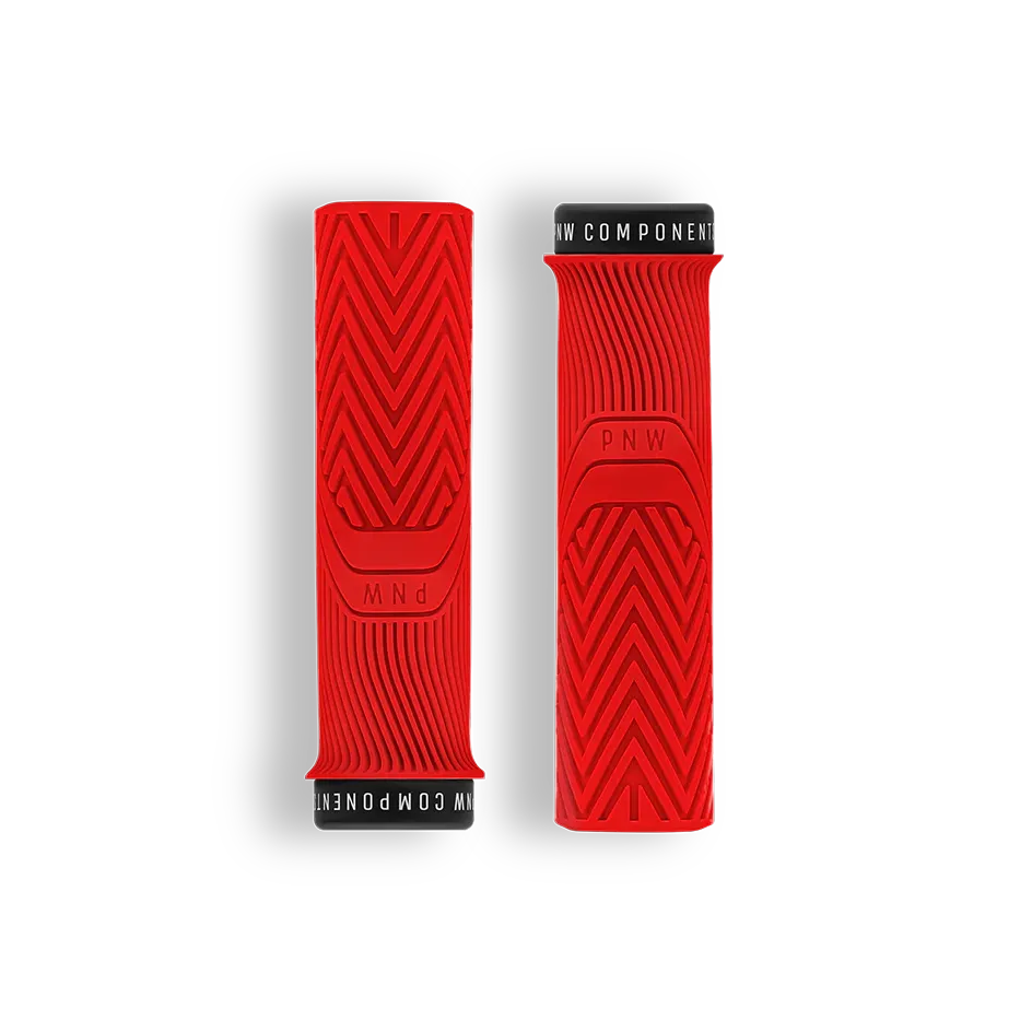 PNW Components Loam Grip - Really Red - Single Lock On Grips - XL