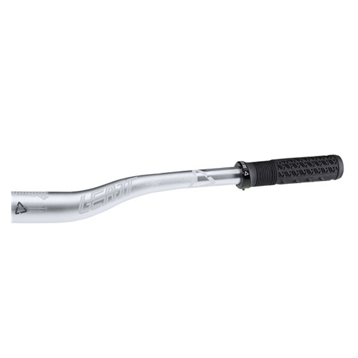 Leatt 6.0 Launch Control Kit Handlebar - 31.8mm - 800mm - 38mm Rise - Blast SIlver - Silver