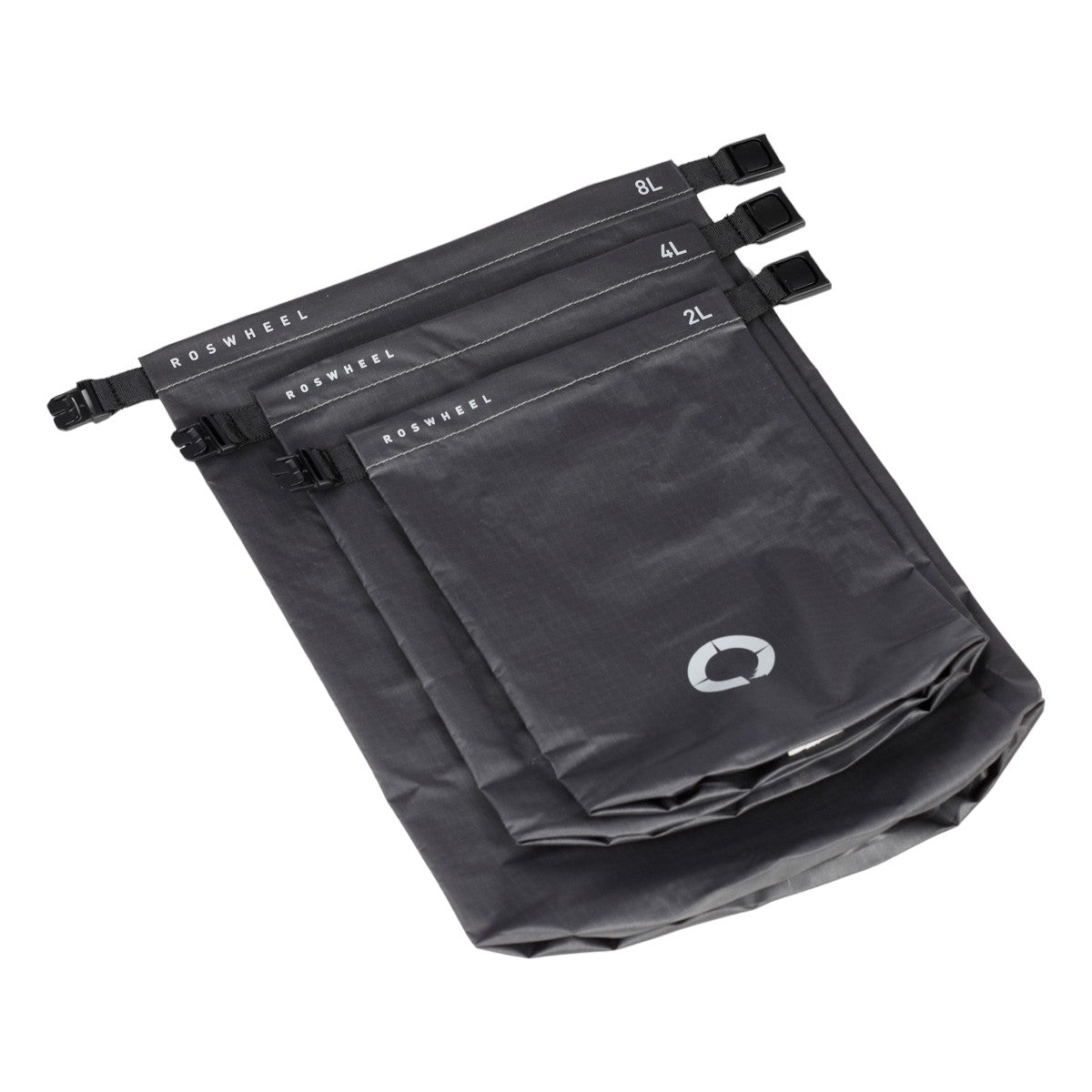 Roswheel Stuff Sack Set of 3 Bags - S / M / L - Grey