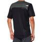 100 Percent Airmatic Short Sleeve Jersey - L - Black - Charcoal