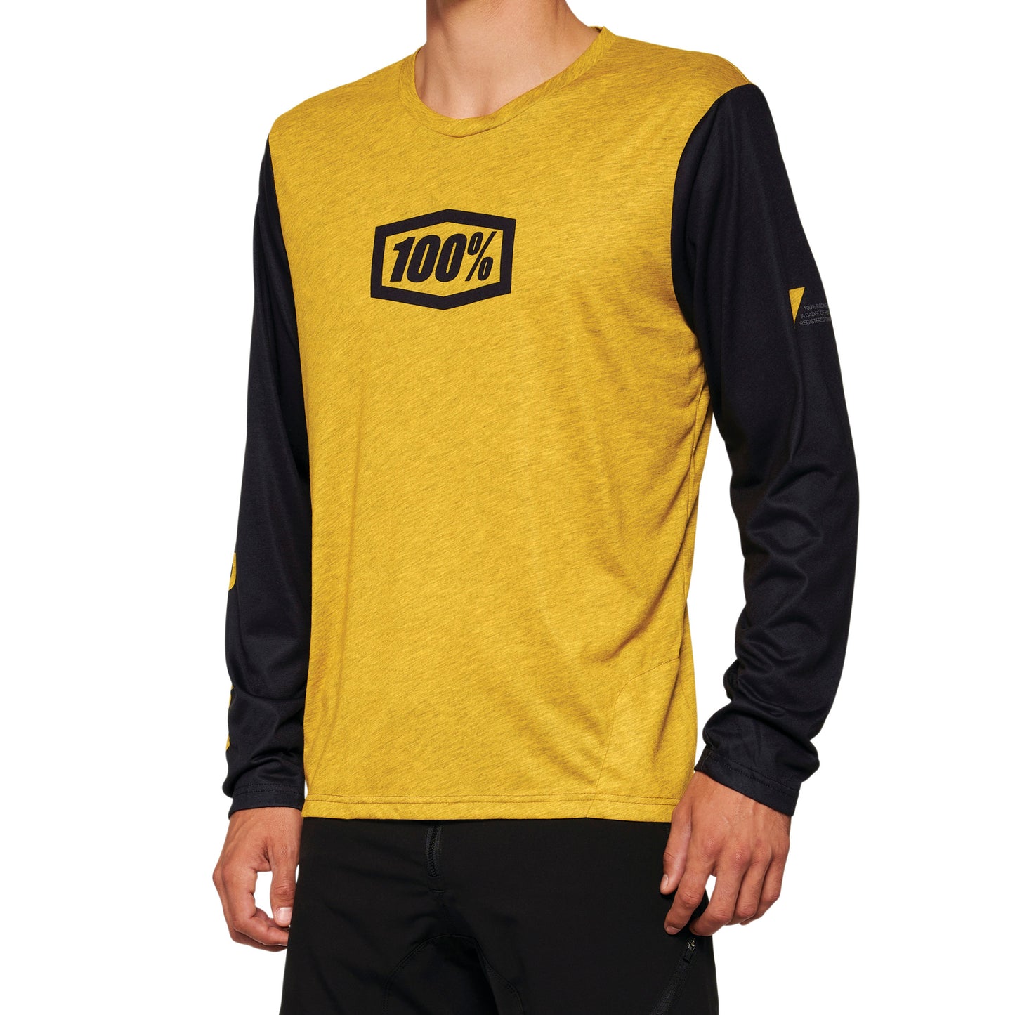 100 Percent Airmatic Long Sleeve Jersey - L - Dijon