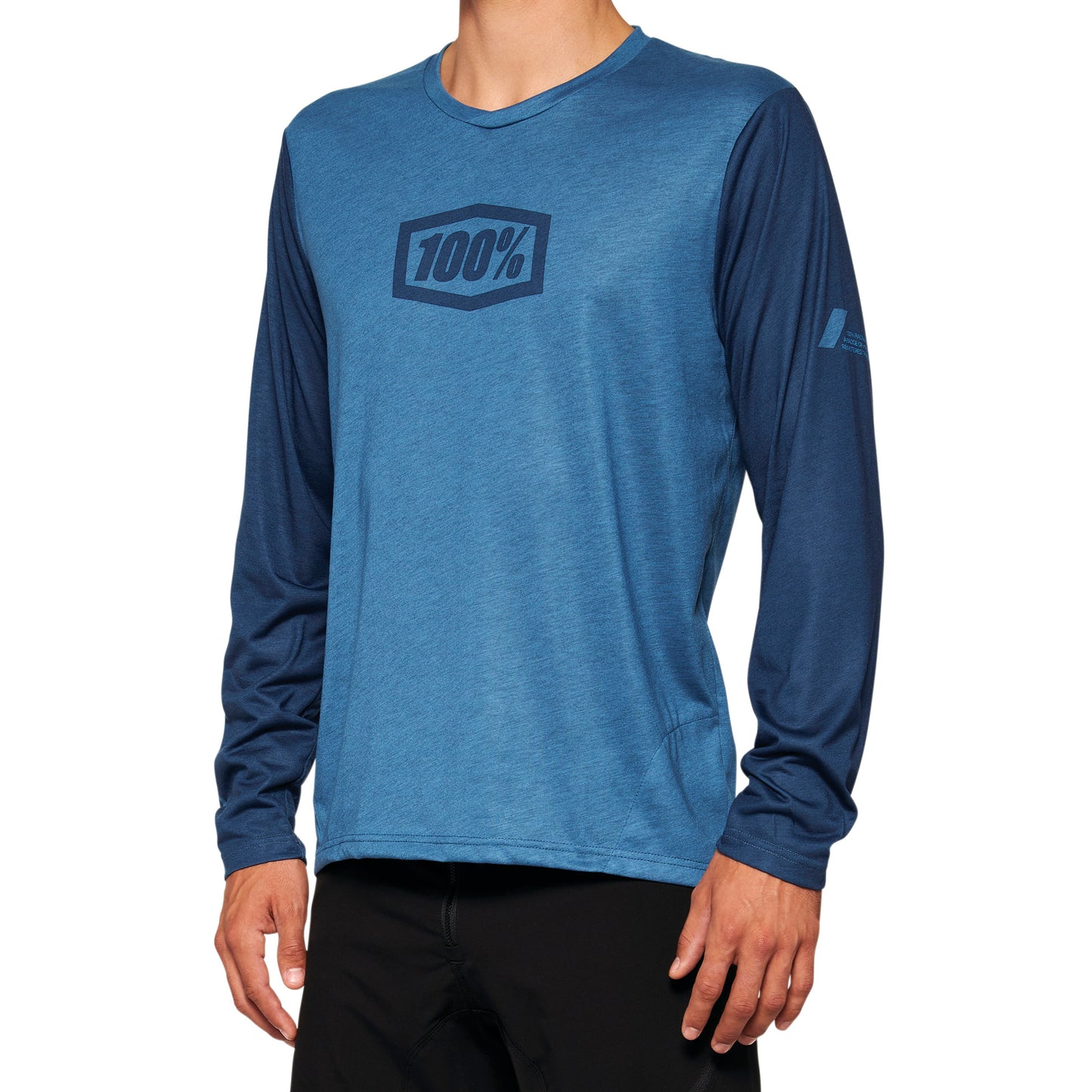 100 Percent Airmatic Long Sleeve Jersey - M - Slate Blue