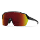 Smith Shift Split Mag Sunglasses - One Size Fits Most - Black - ChromaPop Red Mirror Lens