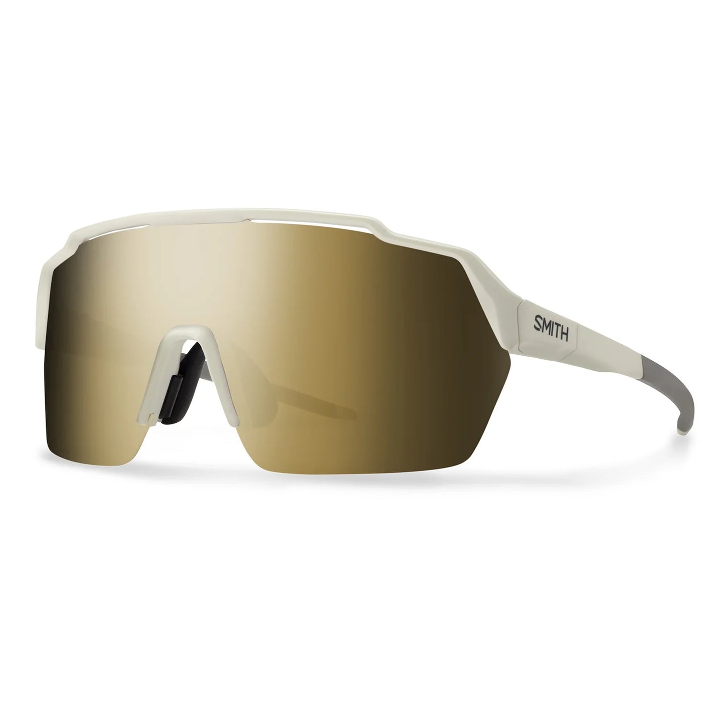 Smith Shift Split Mag Sunglasses - One Size Fits Most - Matte Bone - ChromaPop Black Gold Mirror Lens