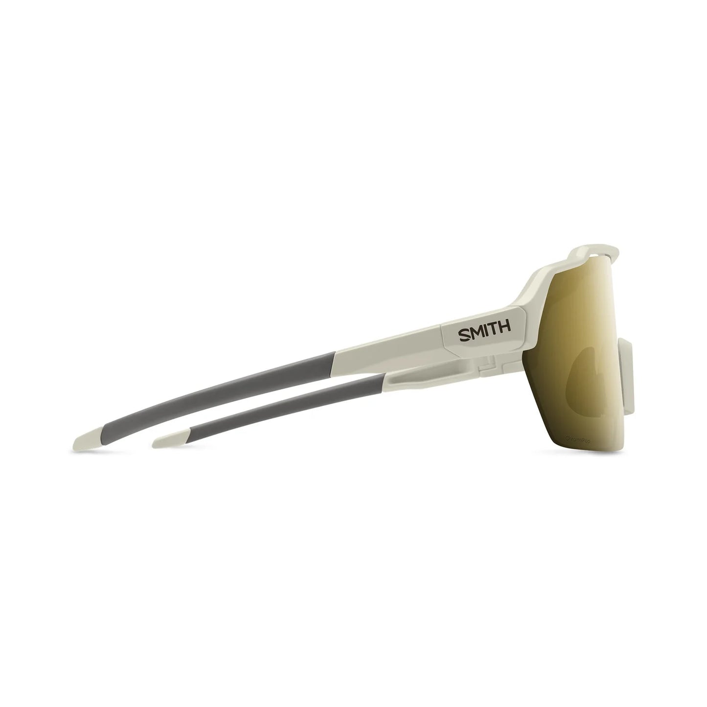 Smith Shift Split Mag Sunglasses - One Size Fits Most - Matte Bone - ChromaPop Black Gold Mirror Lens
