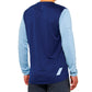 100 Percent Ridecamp Long Sleeve Jersey - L - Navy - Slate