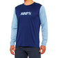 100 Percent Ridecamp Long Sleeve Jersey - M - Navy - Slate