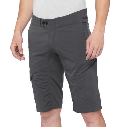 100 Percent Ridecamp Shorts - XL-36 - Charcoal
