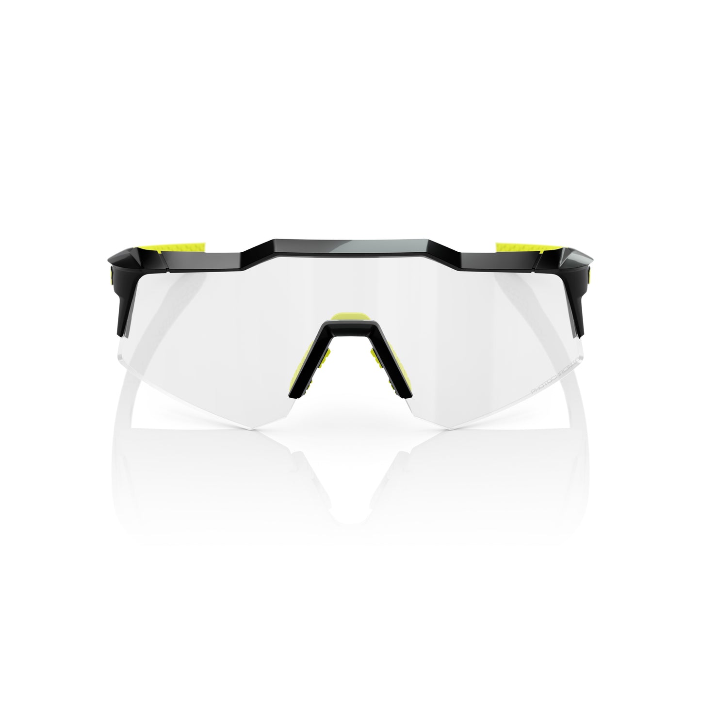 100 Percent Speedcraft XS Sunglasses - One Size Fits Most - Gloss Black - Photochromic Lens