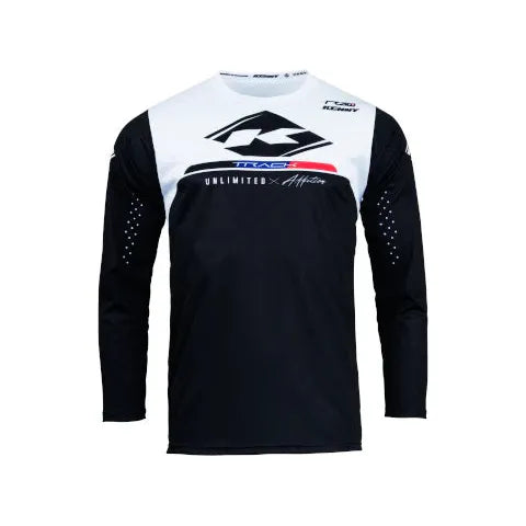 Kenny Racing Track Raw Long Sleeve Jersey - L - Black | MTB Direct