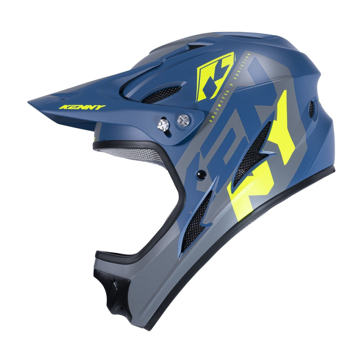 Kenny Racing Downhill Full Face Helmet - S - Navy | MTB Direct