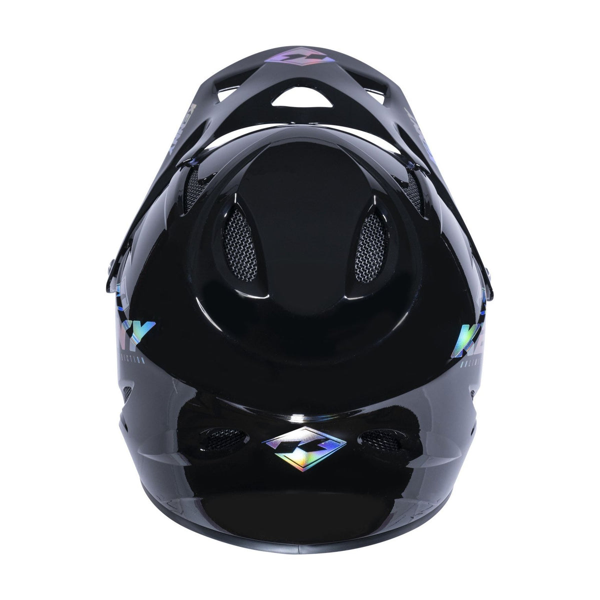 Kenny Racing Downhill Full Face Helmet - S - Holographic Black | MTB Direct